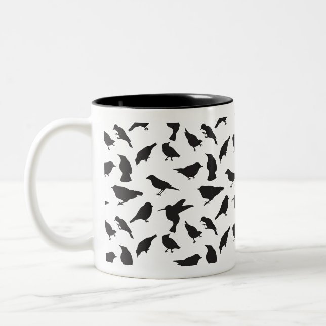 Patterned Bird Mugg (Vänster)