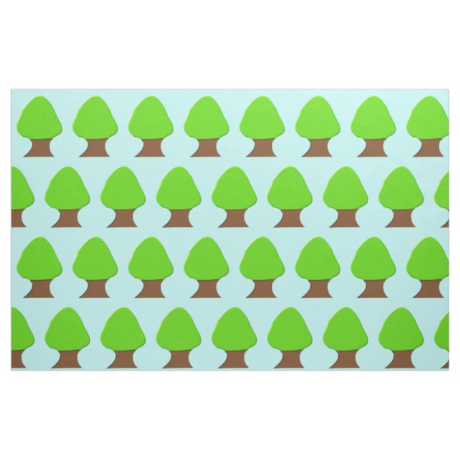 Patterned Craft Fabric i träd Tyg (Fat Quarter)