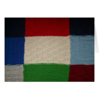 Patterned Fabric Hälsningskort