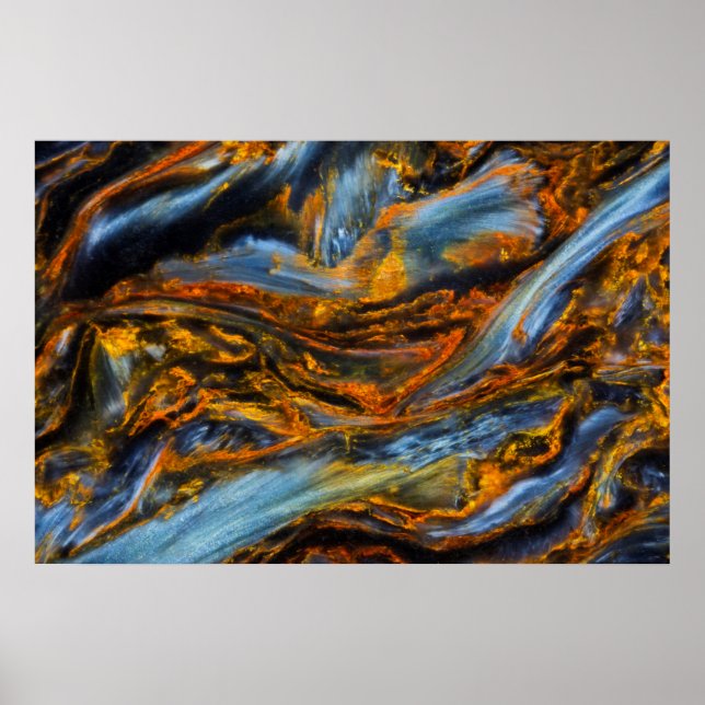 Patterned Pietersite Poster (Framsidan)