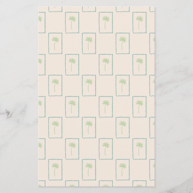 patterned scrap booking paper tropical Flyer (Framsidan)