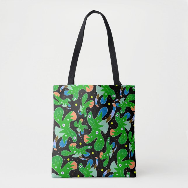 Patterned Tote Bag Tygkasse (Framsida)