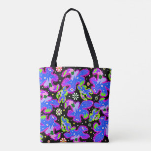 Patterned Tote Bag Tygkasse