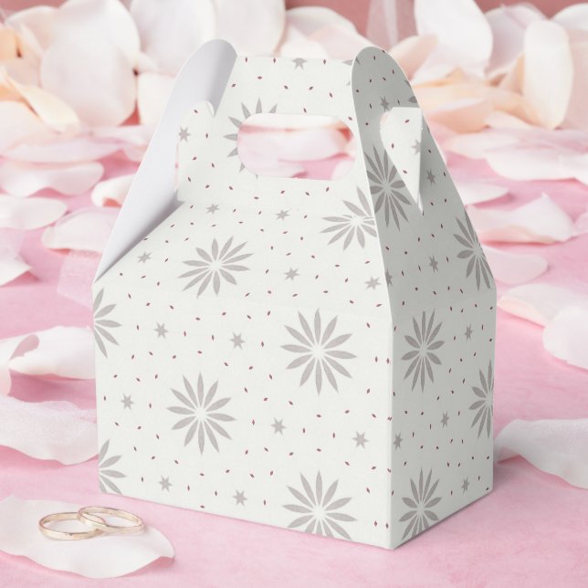 Patternerad Presentaskar (Bröllop)