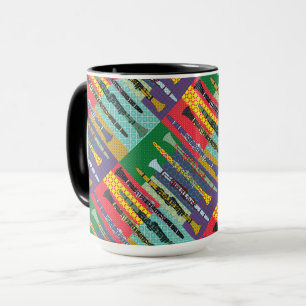Patternerade Clarinets Mugg