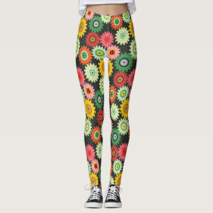 Patternerade redskap leggings