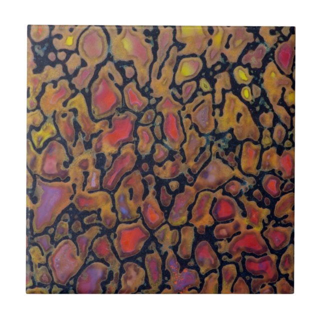 Patternerat dosinosauribon kakelplatta (Framsidan)