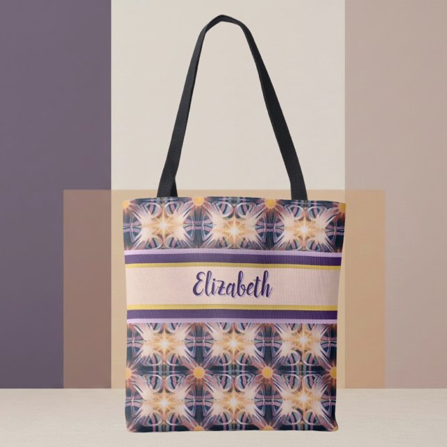 Patterns of Light  Tote Bag Tygkasse (Skapare uppladdad)