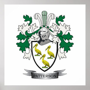 Patterson Family Crest Jackar om Arm Poster