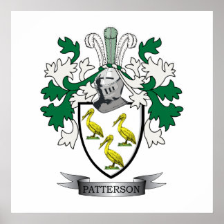 Patterson Family Crest Jackar om Arm Poster