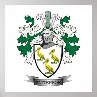 Patterson Family Crest Jackar om Arm Poster