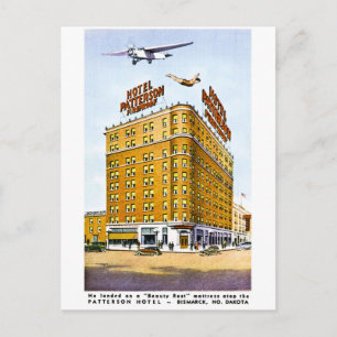 Patterson Hotel, Bismark, North Dakota Vykort