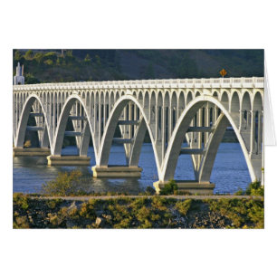 Patterson Memorial Bridge motorväg 101 över Hälsningskort