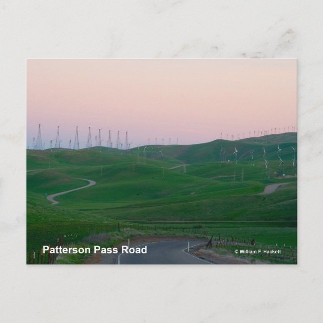 Patterson Pass Road California Products Vykort (Framsida)