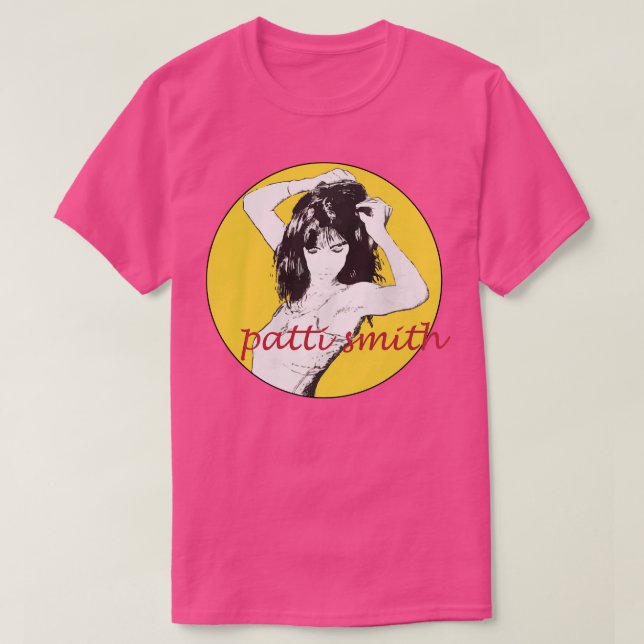 Patti Smith Retro Punk Sten FanArt Tribute 1 T Shirt (Design framsida)
