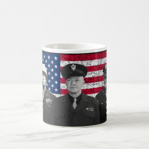Patton, Eisenhower och Doolittle Kaffemugg
