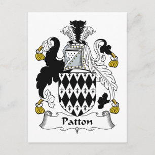 Patton Family Crest Vykort