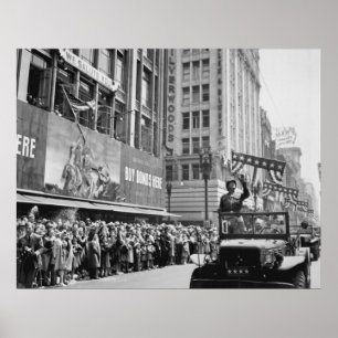 Patton in Victory Parad Poster