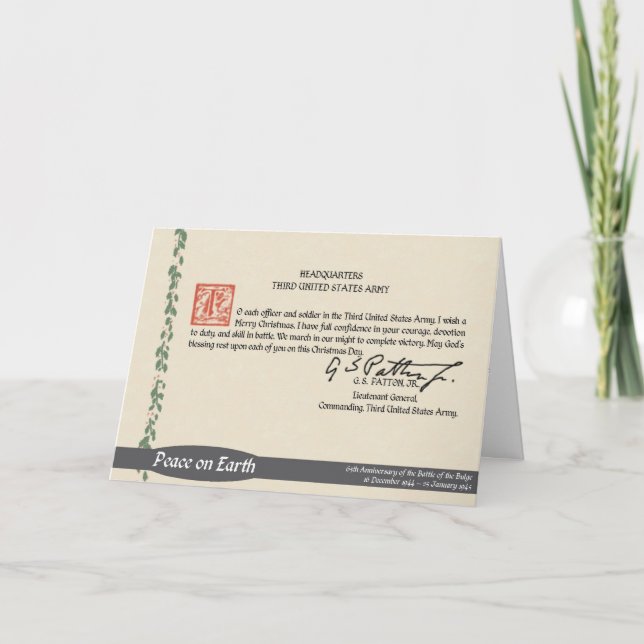 Patton julkort helgkort (Framsida)