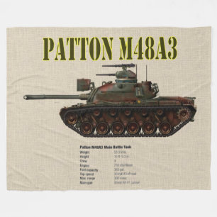 PATTON M48A3-TANK FLEECEFILT
