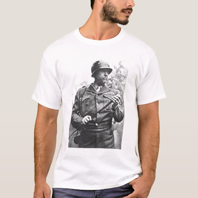 Patton och citationstecken tee shirt (Framsida)