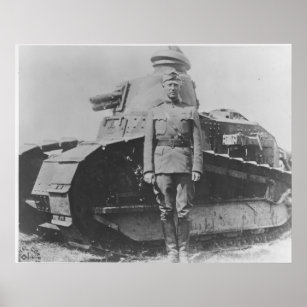 Patton Tank befälhavare Poster