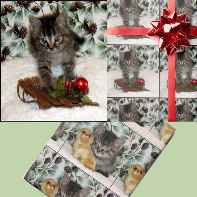 Pattons julspeltid - Kattjul Presentpapper (Skapare uppladdad)
