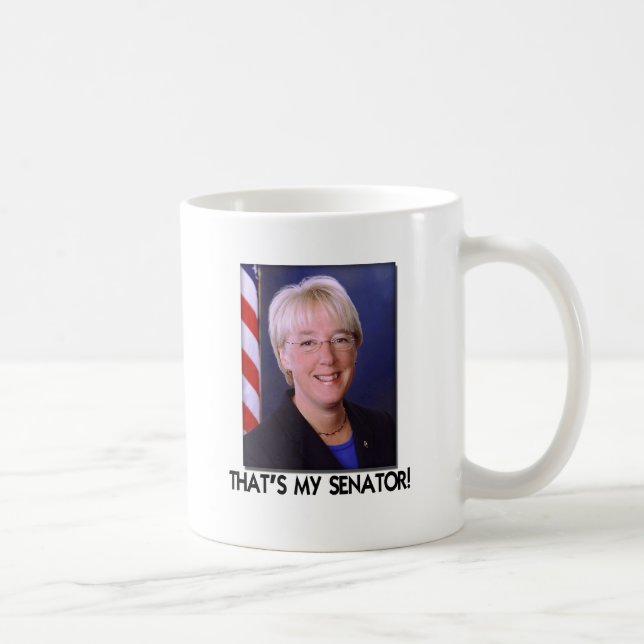 Patty Murray det är min Senator! Kaffemugg (Höger)