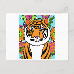 Patty Tiger Vilda djur Vykort