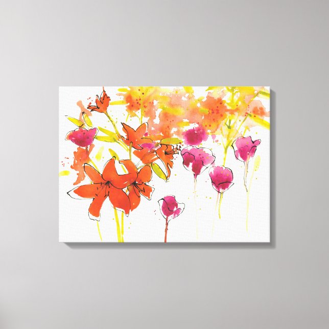 Pattys plommon canvastryck (Framsida)