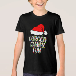 Påtvungen Familjesjov Sarktisk Jul Rolig T Shirt