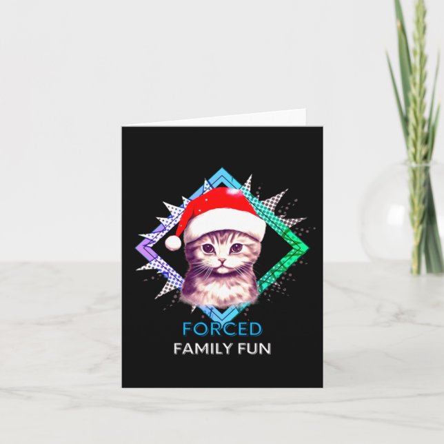 Påtvungen Familjesjulkat Kort (Framsida)