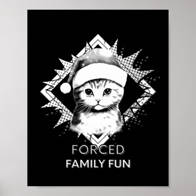 Påtvungen familjesnöje poster (Framsidan)