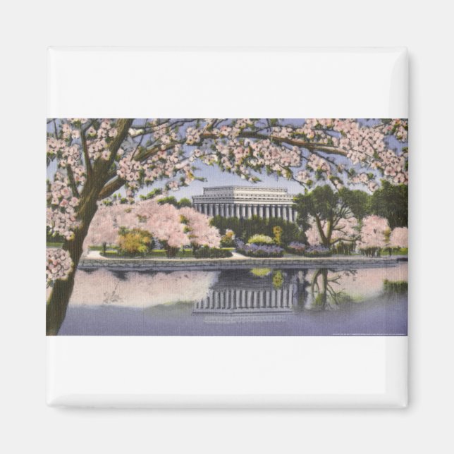PAU44 Lincoln Memorial.tif Magnet (Framsidan)