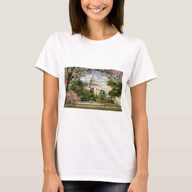PAU46 US Capitol.tif T Shirt (Framsida)