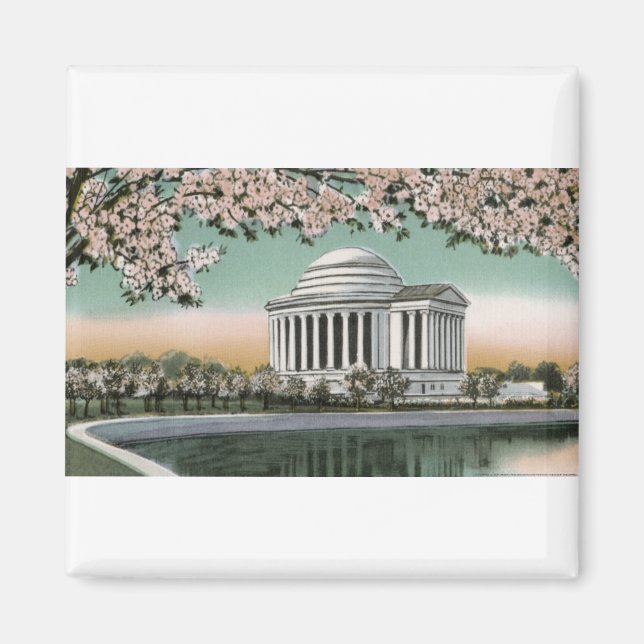 PAU48 Jefferson Memorial 2.tif Magnet (Framsidan)