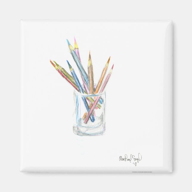 PAU50 Pencil 1.tif Magnet (Framsidan)