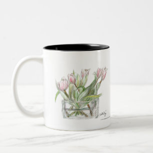 PAU58 blomma 1.tif Två-Tonad Mugg