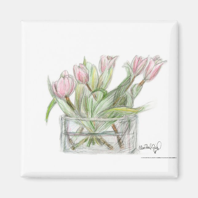 PAU58 Flower 1.tif Magnet (Framsidan)