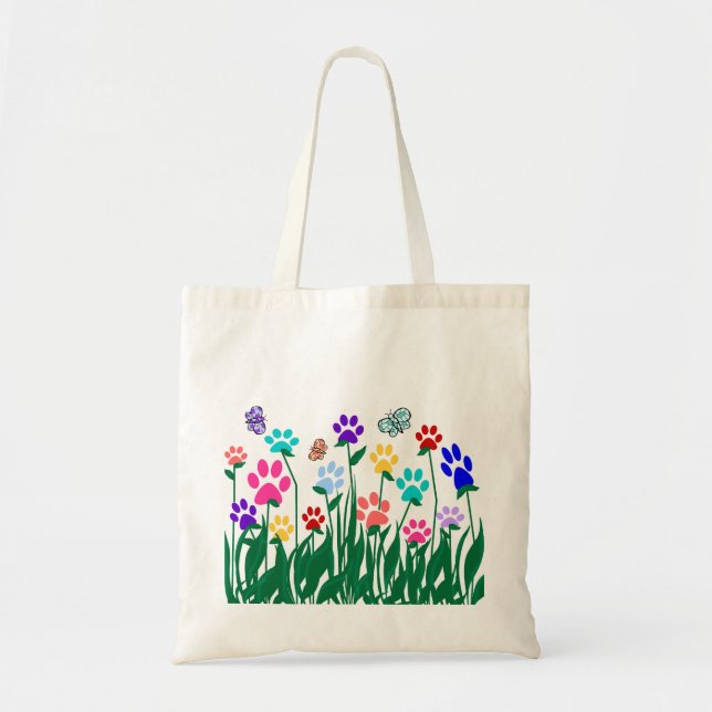 Pau Print Garden bag Tygkasse (Framsidan)