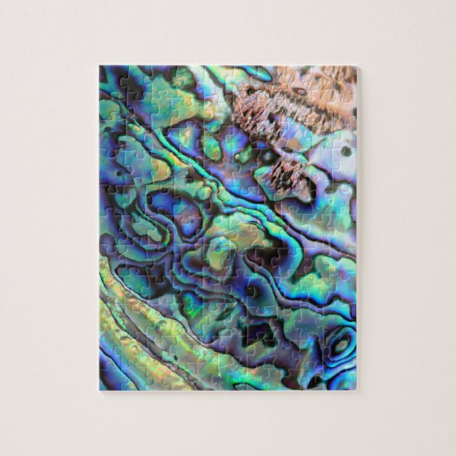 Paua abalone-snäcka pussel (Vertikal)