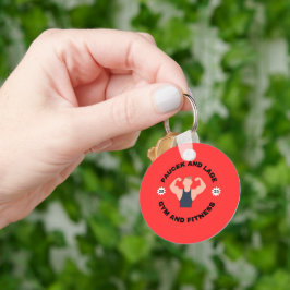 PauceK och Lage Gym & Fitness Keychain Nyckelring