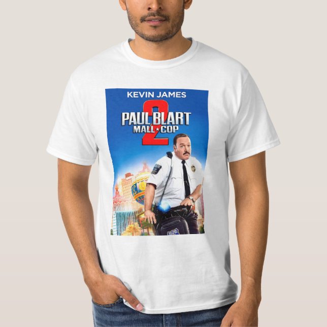 Paul blart från mall t shirt (Framsida)