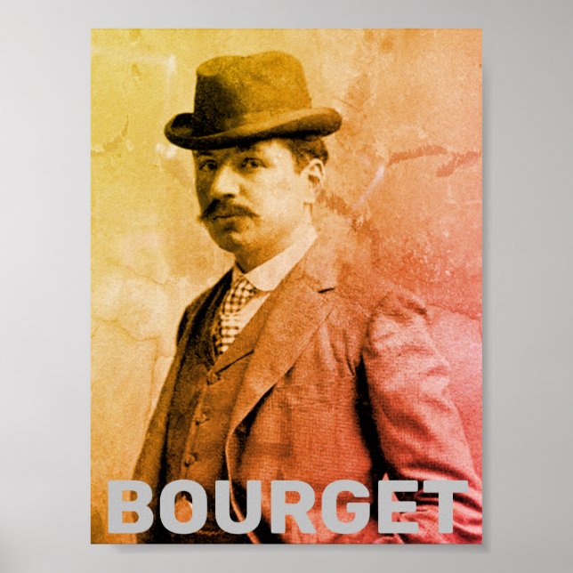 Paul Bourget Poster (Framsidan)