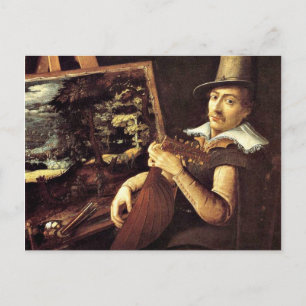 Paul Bril: Self-Porträtt, 1600 Vykort