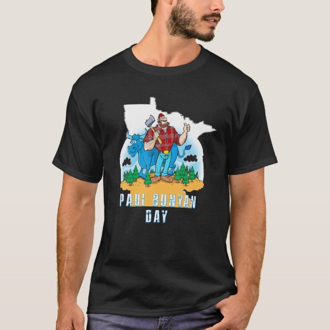 Paul Bunyan Day T Shirt (Framsida)