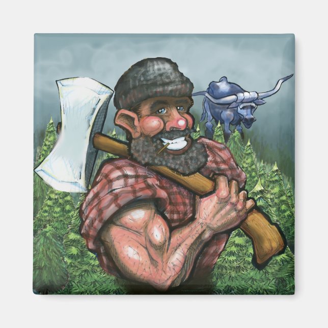 Paul Bunyan Magnet (Framsidan)