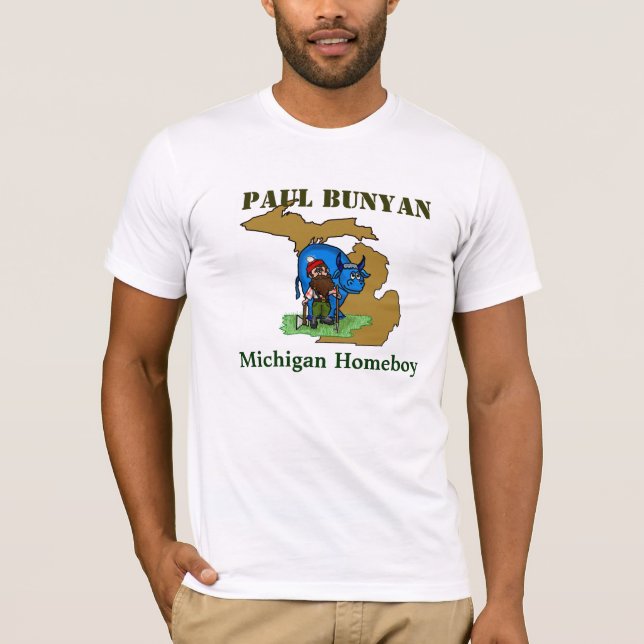 Paul Bunyan Michigan Homeboy T-shirt (Framsida)