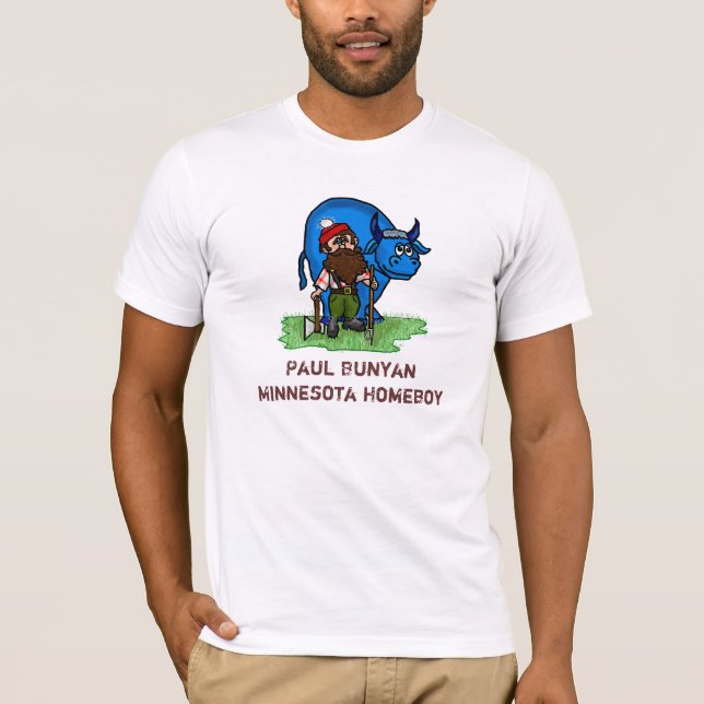 Paul Bunyan Minnesota Homeboy T-shirt (Framsida)