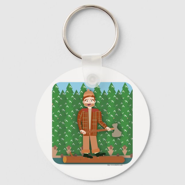 Paul Bunyan Nyckelring (Framsida)